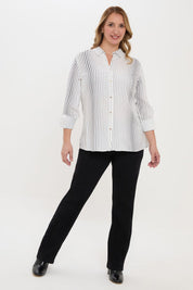 Blusa Mujer Estampada Blanco