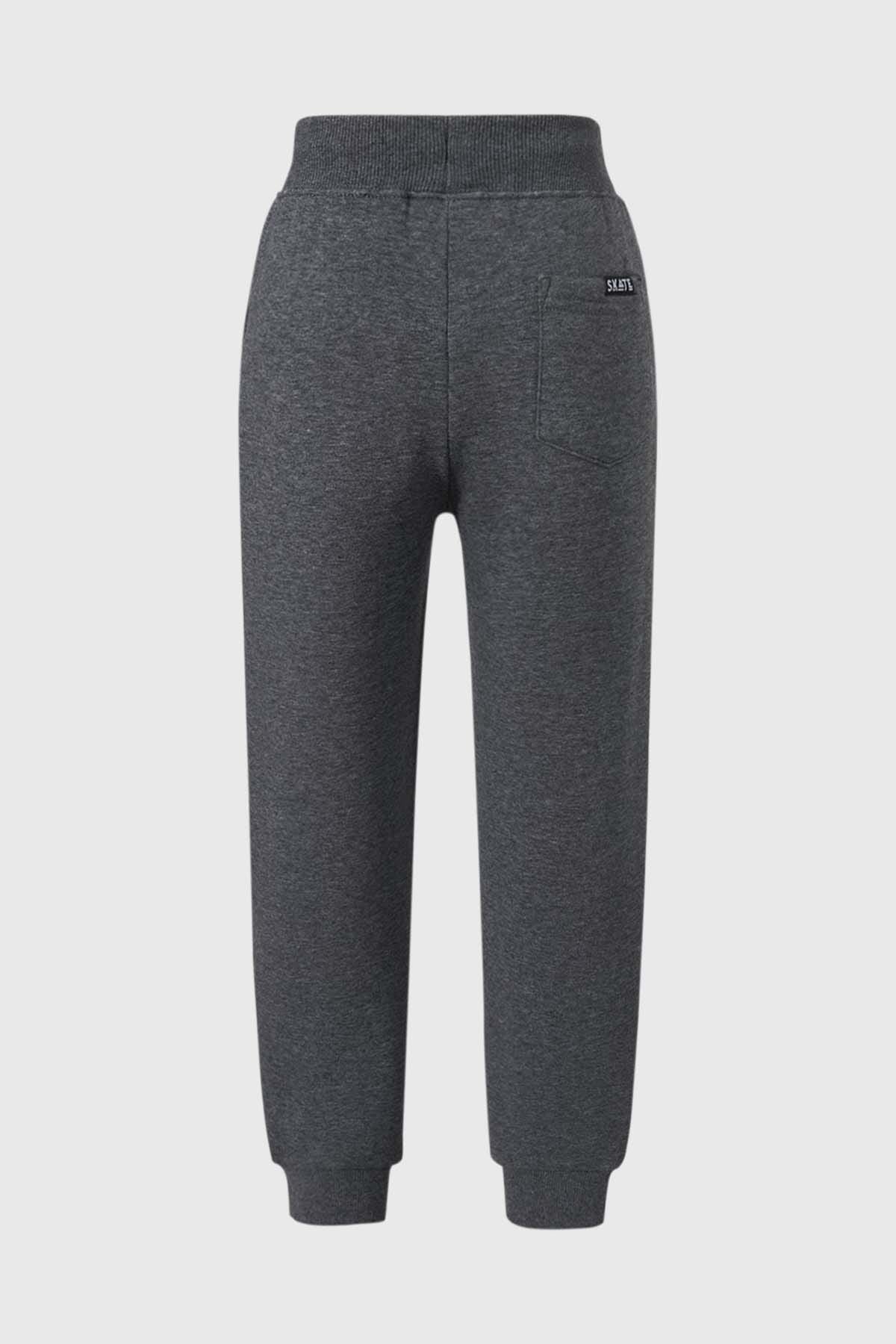 Pantalón Buzo Niño Jogger Print Marengo