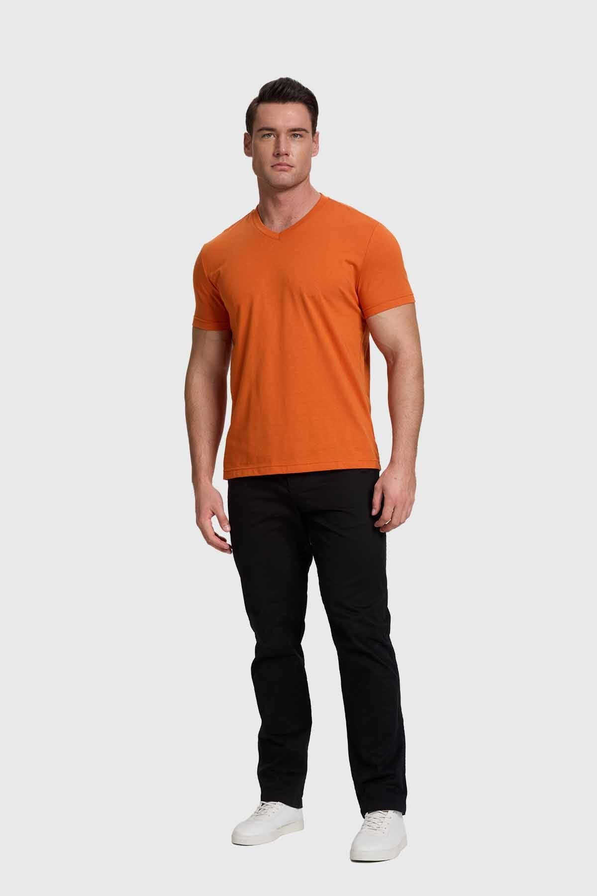 Polera Hombre Básica Ocre