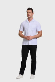 Camisa Hombre Rayas Gris
