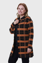 Sweater Mujer Abierto Negro