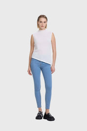 Polera Mujer C/Basta En Punta Crudo