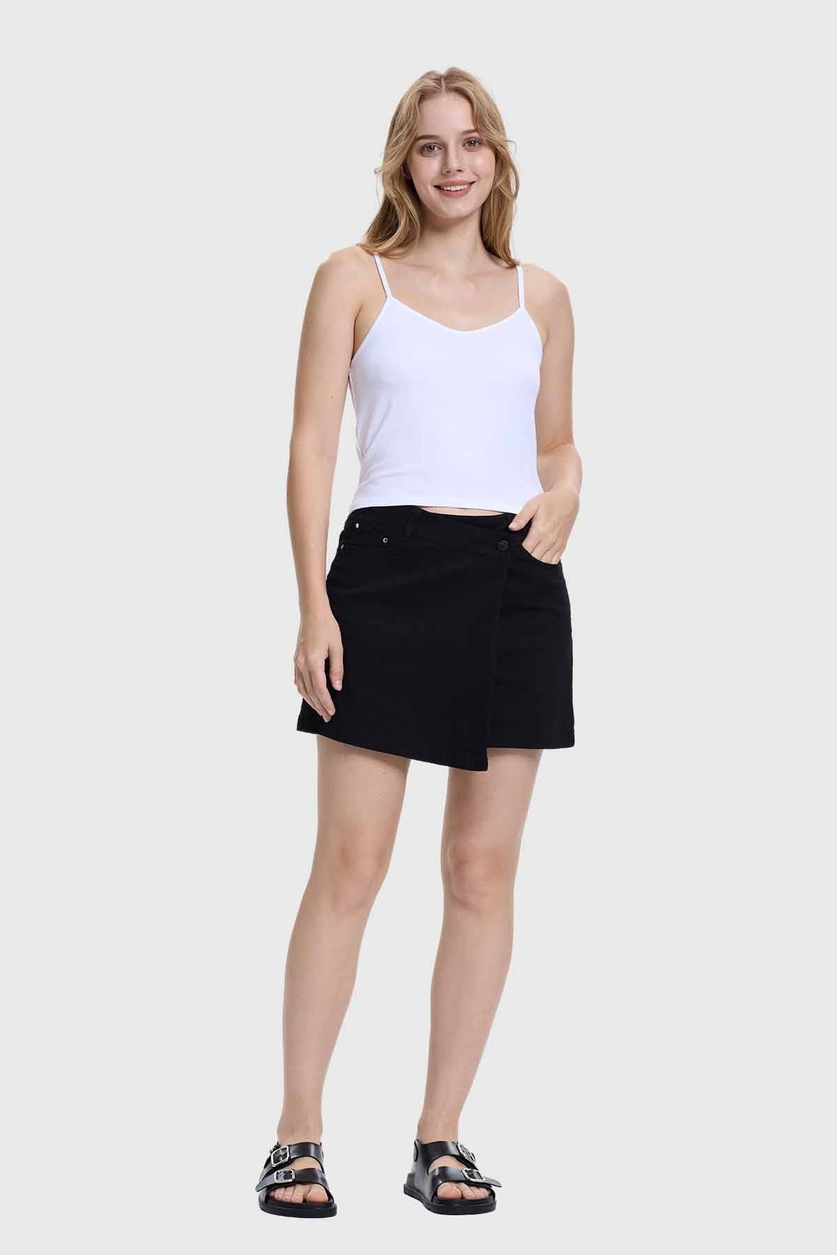 Polera Peto Mujer Pabilo Crop Blanco