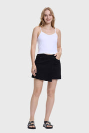 Polera Peto Mujer Pabilo Crop Blanco