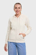Polerón Mujer Hoodie Crudo