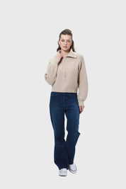 Sweater Mujer Bardot Beige