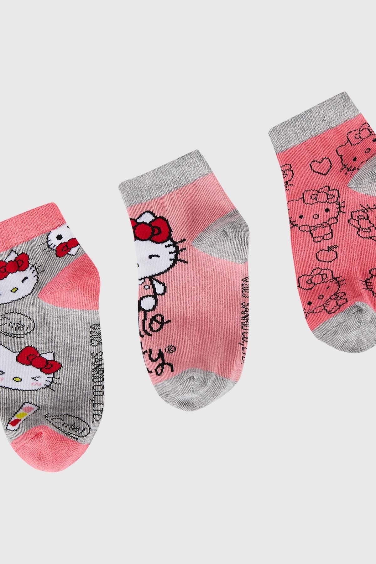Calceta Deportiva Niña Hello Kitty Rosado