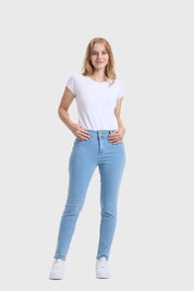 Jeans Mujer Skinny Jeny Push Up Celeste