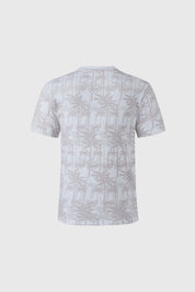 Polera Niño Print Tropical Blanco