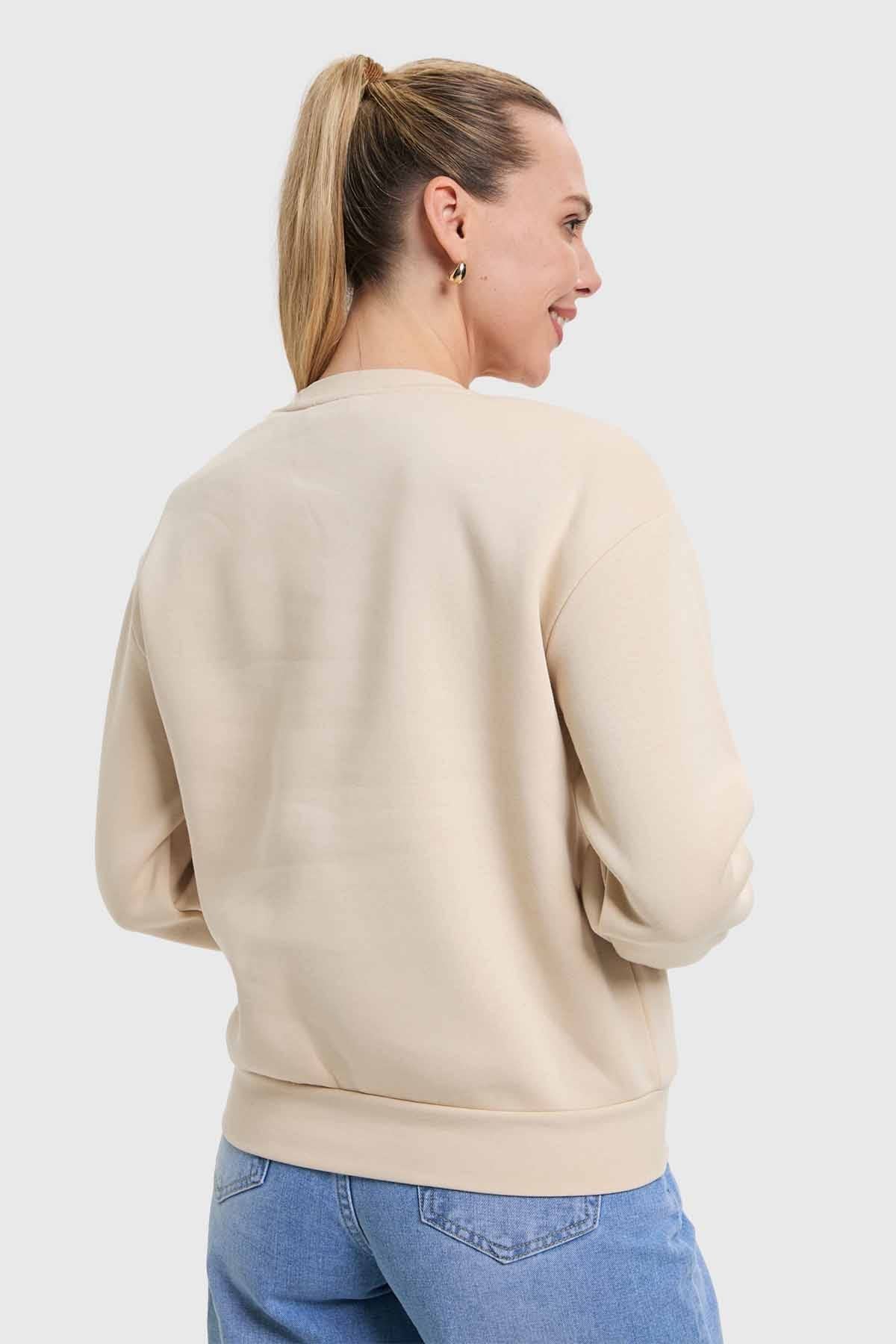 Polerón Mujer Beige