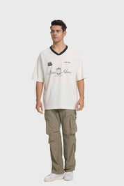 Polera Hombre Futbol Blanco