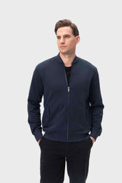 Polerón Hombre Bomber Azul