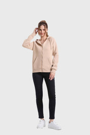 Polerón Mujer Hoodie Beige