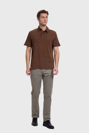 Polera Hombre Café