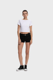 Short Mujer Cinturón Negro