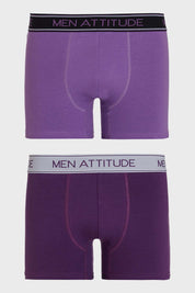 Boxer Hombre Bipack Morado