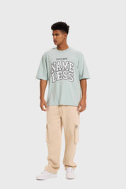 Polera Hombre Print College Verde