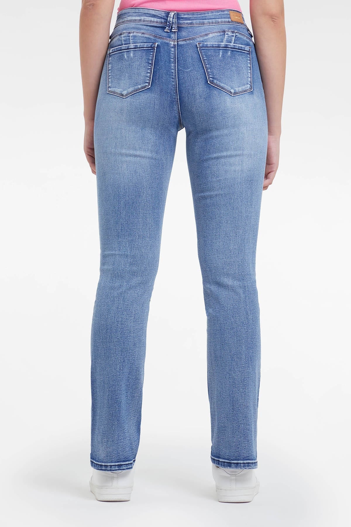 Jeans Flo Recto Azul