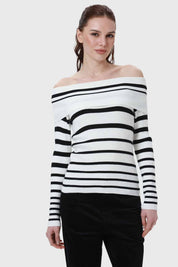 Sweater Mujer Rub Ray Blanco
