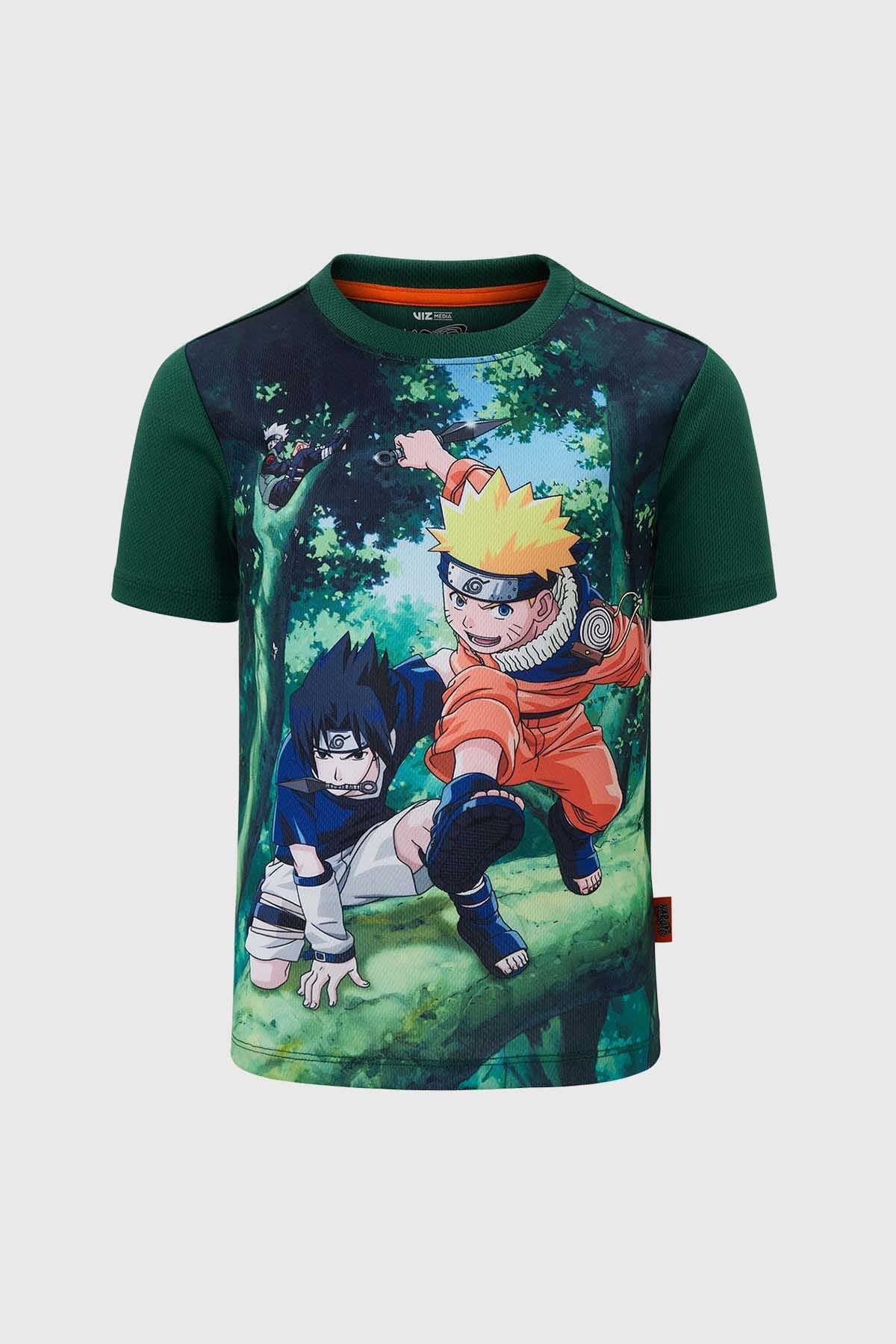 POLERA NIÑO NARUTO VERDE