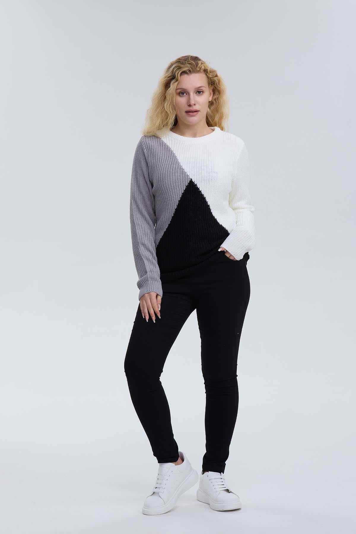 Sweater Mujer Tejido Negro