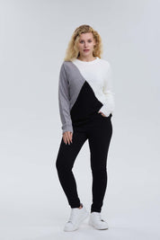 Sweater Mujer Tejido Negro