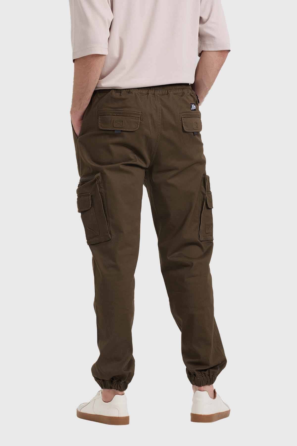 PANTALÓN HOMBRE CARGO VERDE MILITAR I FSP