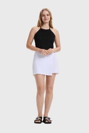 Polera Mujer Tiras Cuello Negro