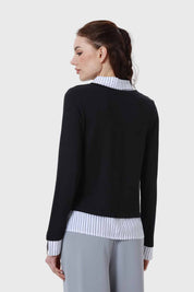 Sweater Mujer Blusa Negro