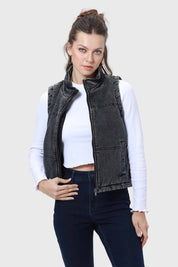 Chaqueta Mujer Puffa Negro