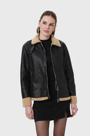 CHAQUETA MUJER BONDED NEGRO I