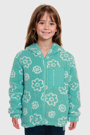 Polar Niña Print Con Turquesa