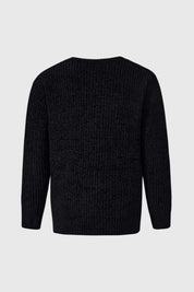 Sweater Niña Chenille Negro