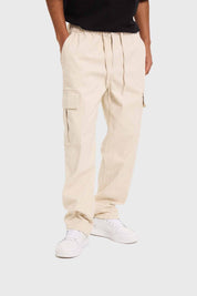 Pantalón Hombre Cargo Calce Recto Beige