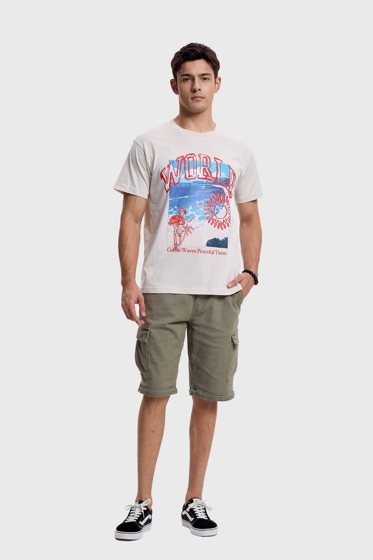 Polera Hombre Beige