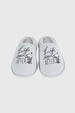 Pantufla Mujer Print Gris