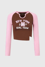 Polera Niña Print Rosado