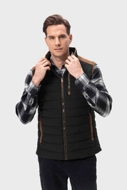 Parka Hombre Con Bolsillos Negro
