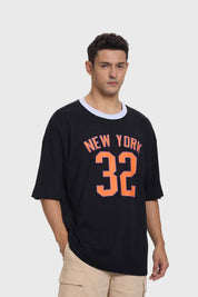 Polera Hombre College Negro