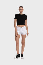 Polera Mujer Textura Sin Espalda Negro