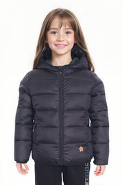Parka Niña Clásica Negro