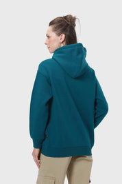 Polerón Mujer Canguro Print Verde