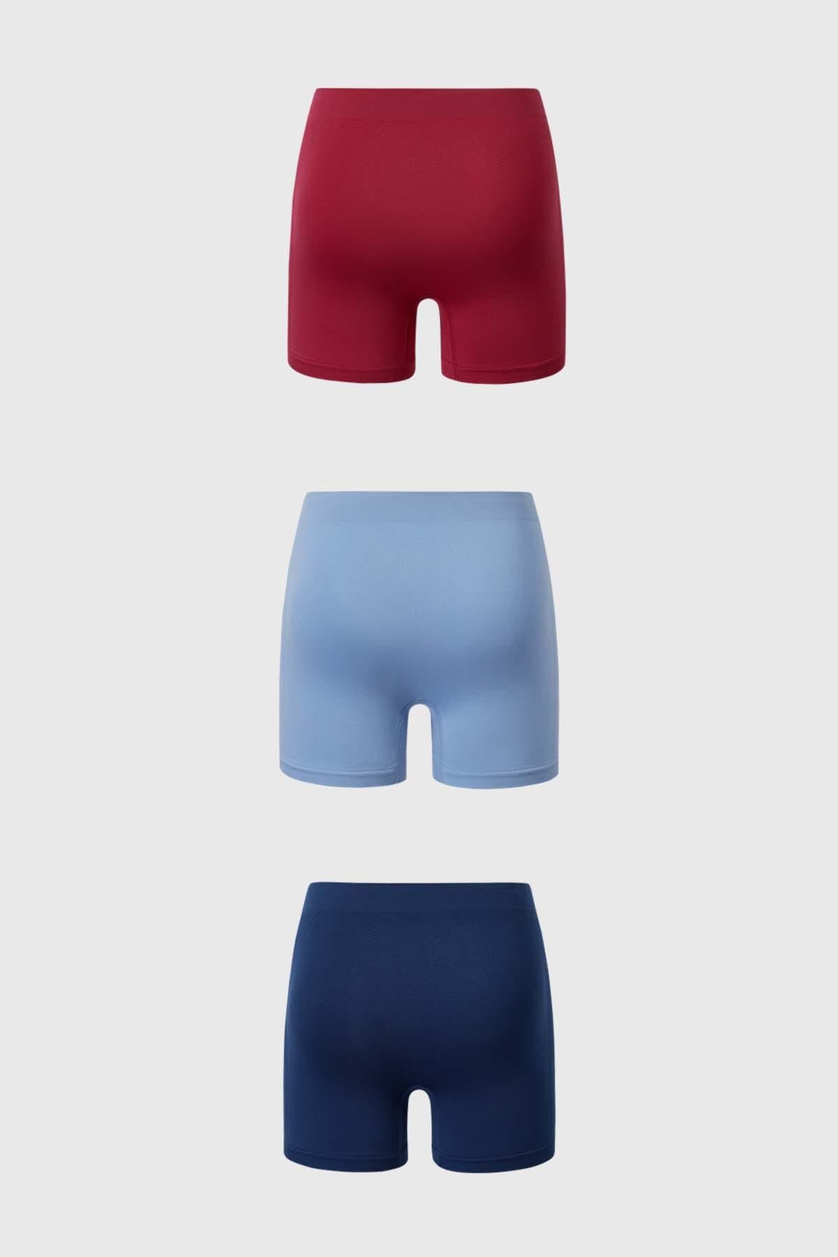 Boxer Hombre Tripack Medio Azul