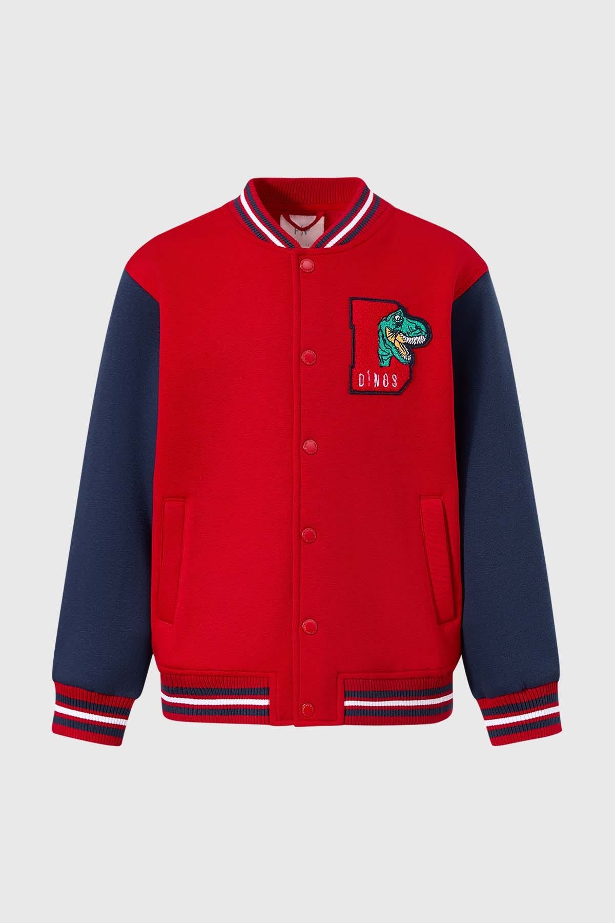 CHAQUETA NIÑO BOMBER ROJO
