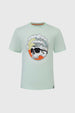 Polera Niño Básica Turquesa