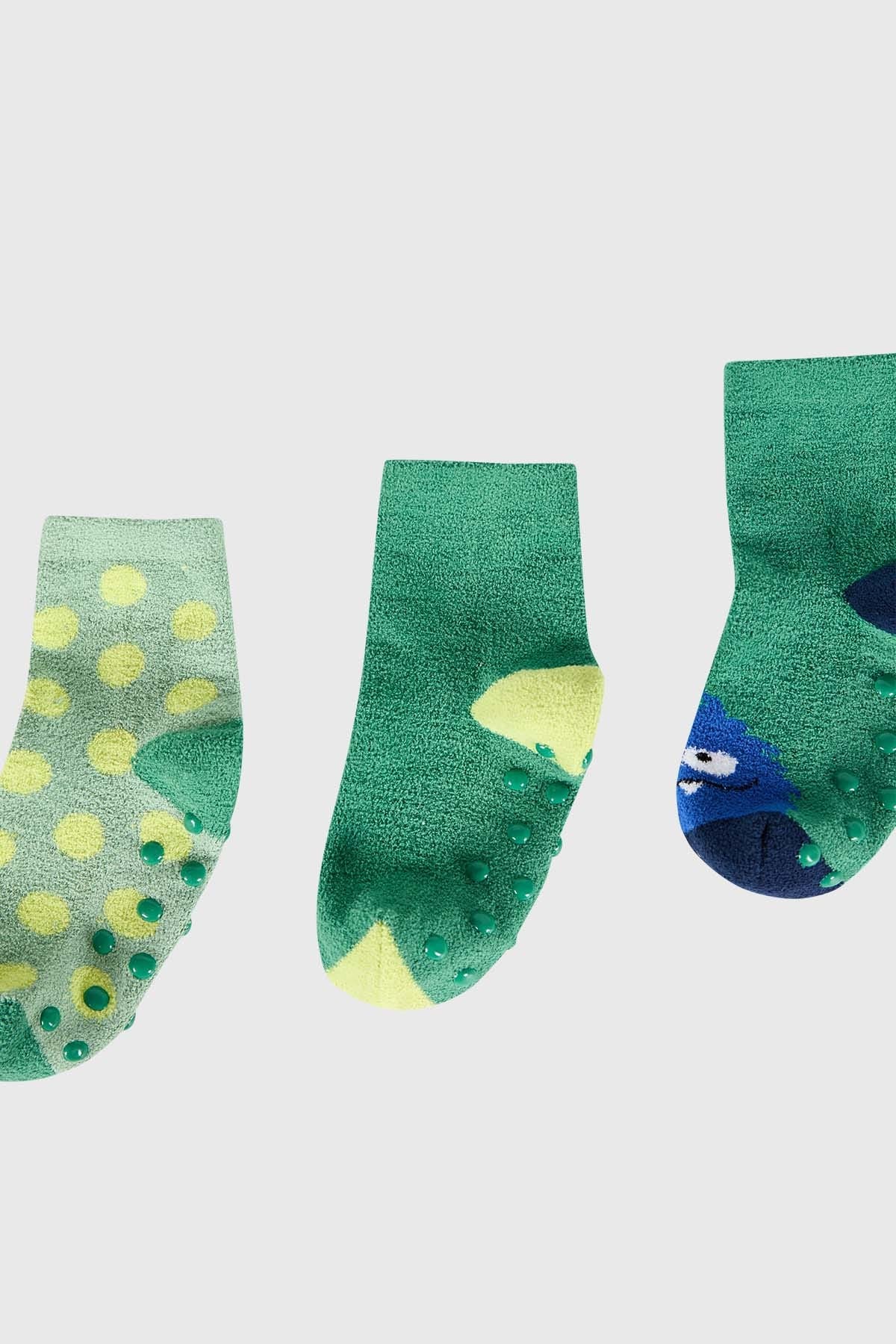 Calcetín De Vestir Niño Tripack Verde