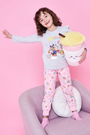 Pijama Niña Paw Patrol Gris