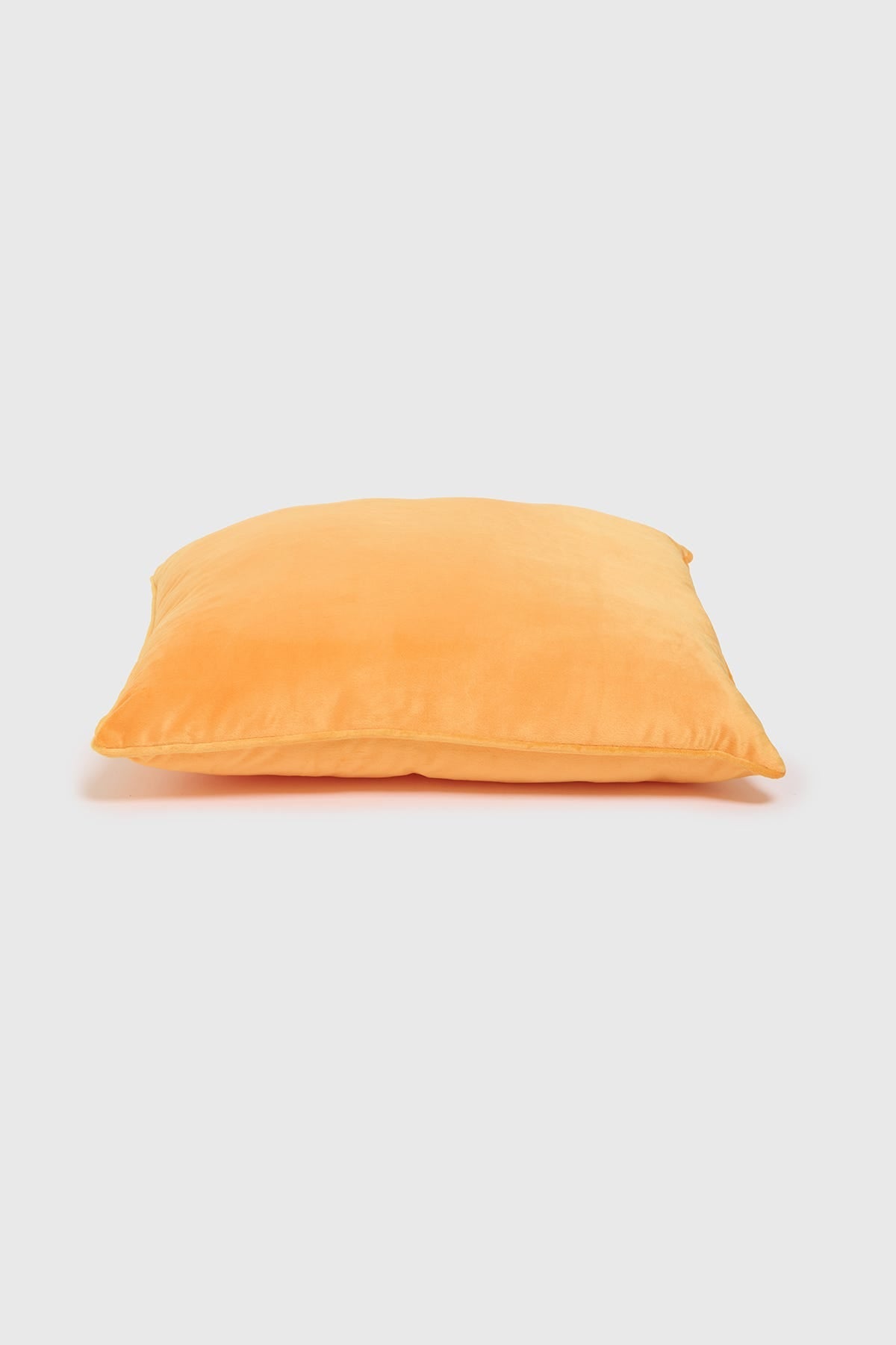COJÍN UNISEX VELVET LISO NARANJO