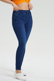 JEANS SKINNY KIM LAVADO AZUL OSCURO