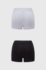 Calzón Mujer Short Tripack Negro